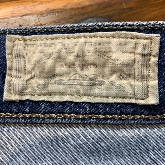 Vintage All Saints Cigarette True Blue Faded Slim Denim 30W/32L - Picture 7 of 15